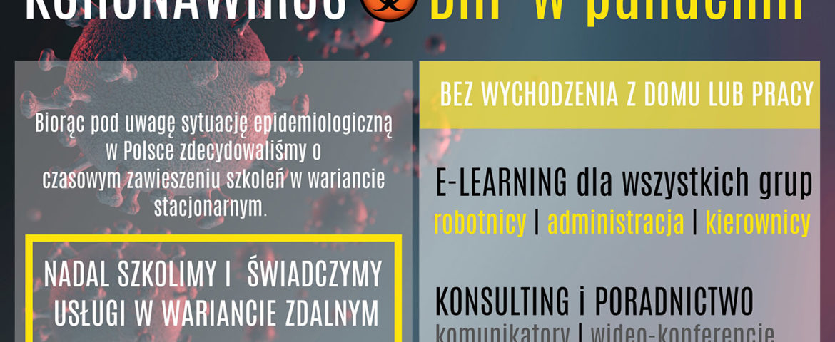BHP, a koronawirus i okres epidemii