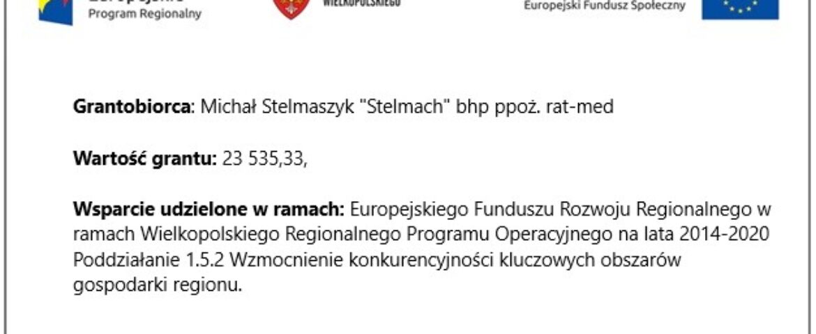 wsparcie w ramach Wrpo